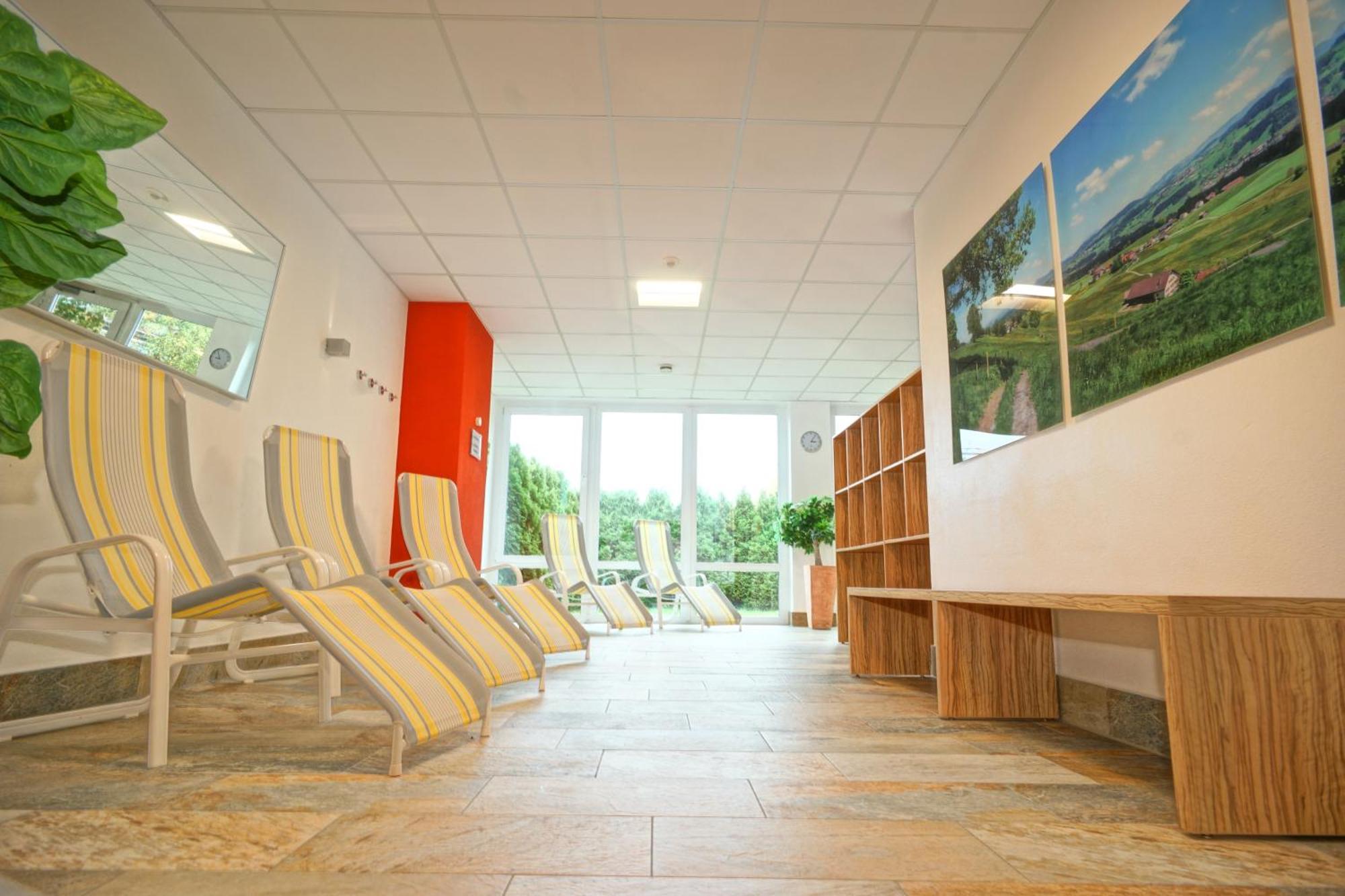 Relax - Blue Mit Pool Und Sauna Scheidegg Exterior foto